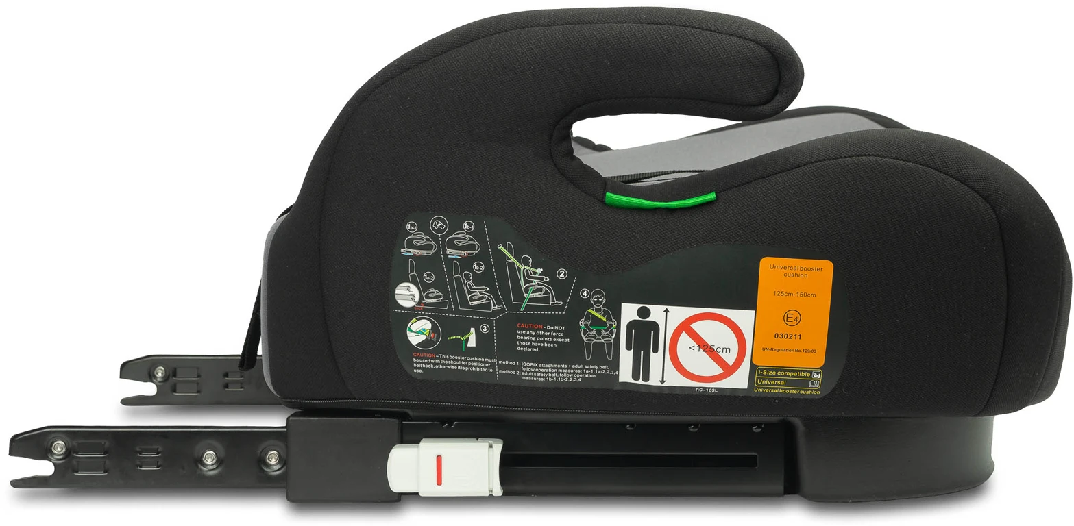 Автокрісло - бустер Caretero Puma ISOFIX I-SIZE (125-150 см) Black